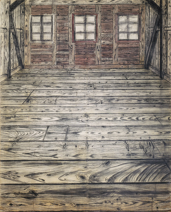 Anselm Kiefer, Wooden Room, 1972