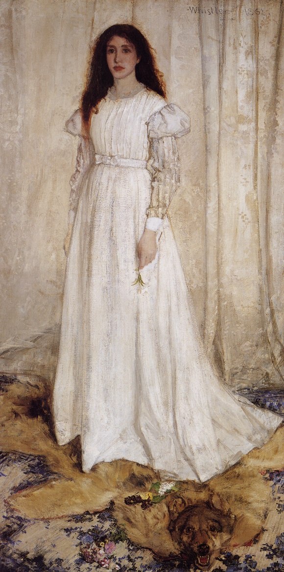 Symphony in White No. 1: The White Girl, James Whistler, 1862